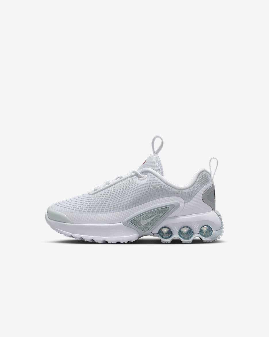 Scarpa Nike Air Max Dn – Bambino/a - Bianco/Bianco/Argento metallizzato/Bianco
