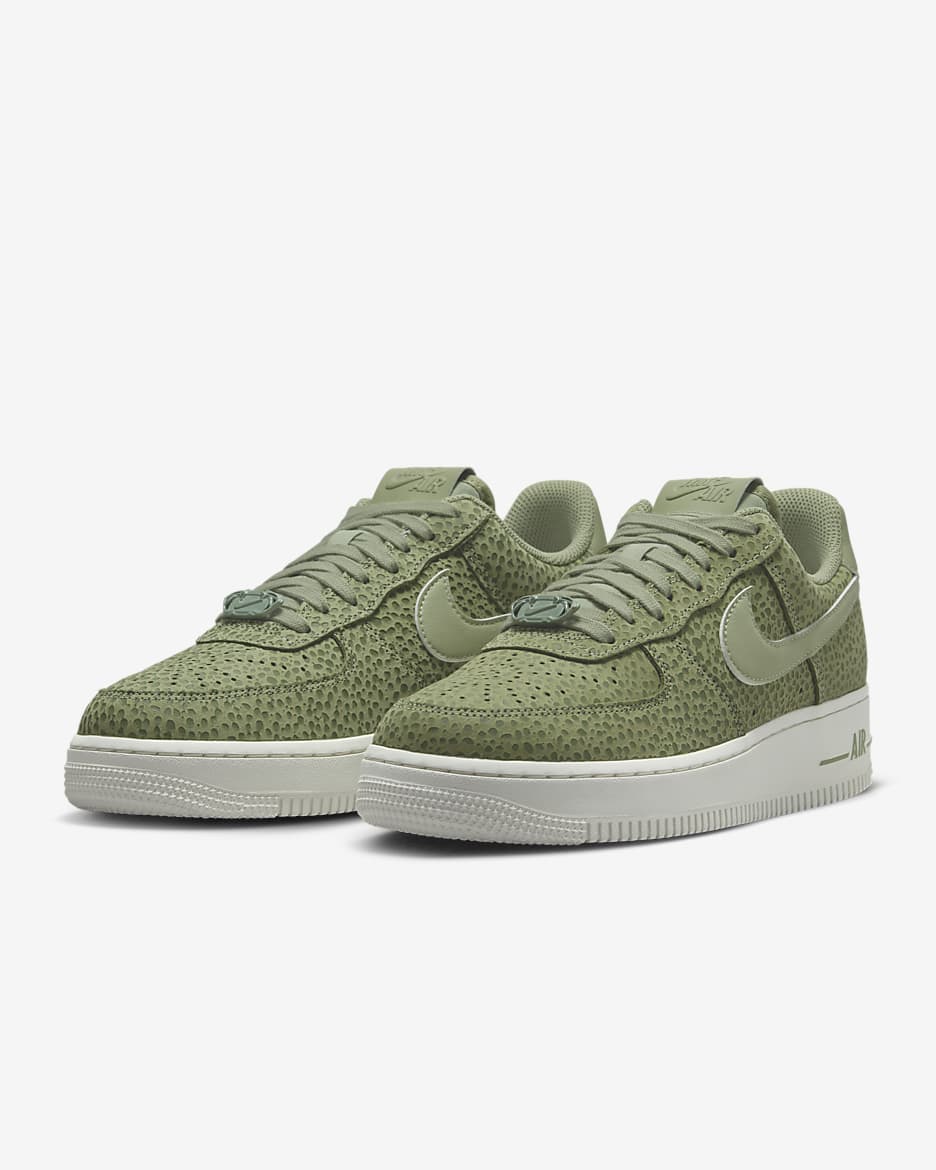 Nike Air Force 1 '07 Premium sko til dame - Sesame/Light Bone/Oil Green