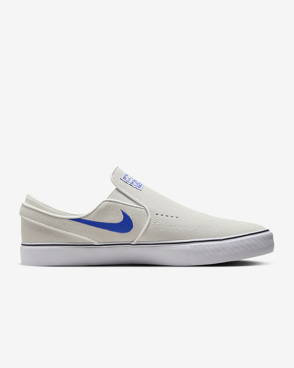 Nike SB Janoski+ Slip 滑板鞋 - Summit White/Summit White/白色/Hyper Royal