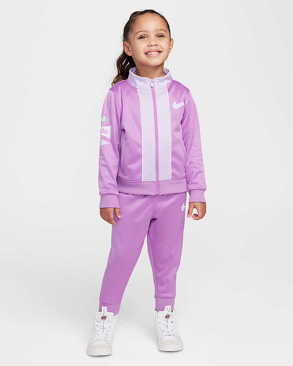 Conjunto deportivo Nike Dri-FIT E1D1 infantil - Fucsia enérgico