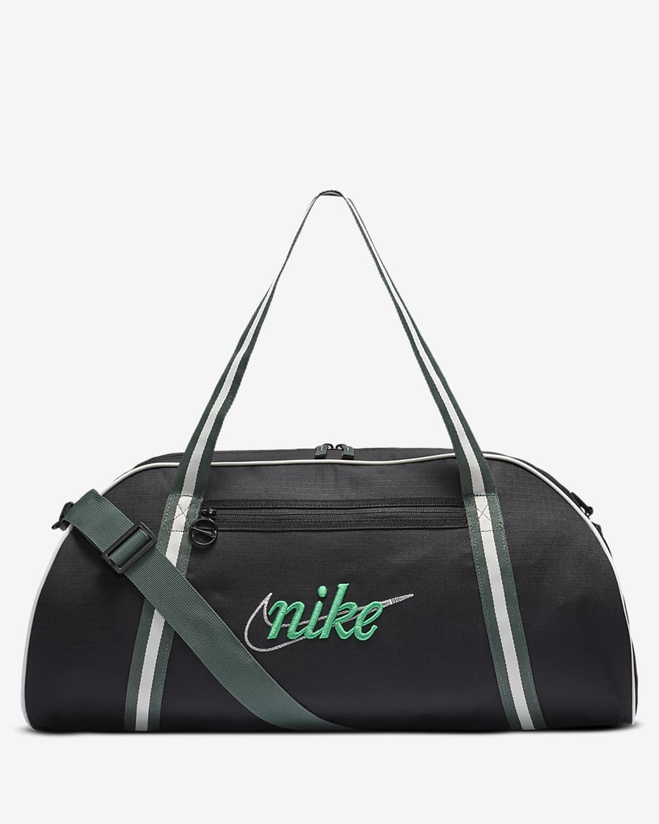 Nike Gym Club Training Bag (24L) - Black/Vintage Green/Stadium Green