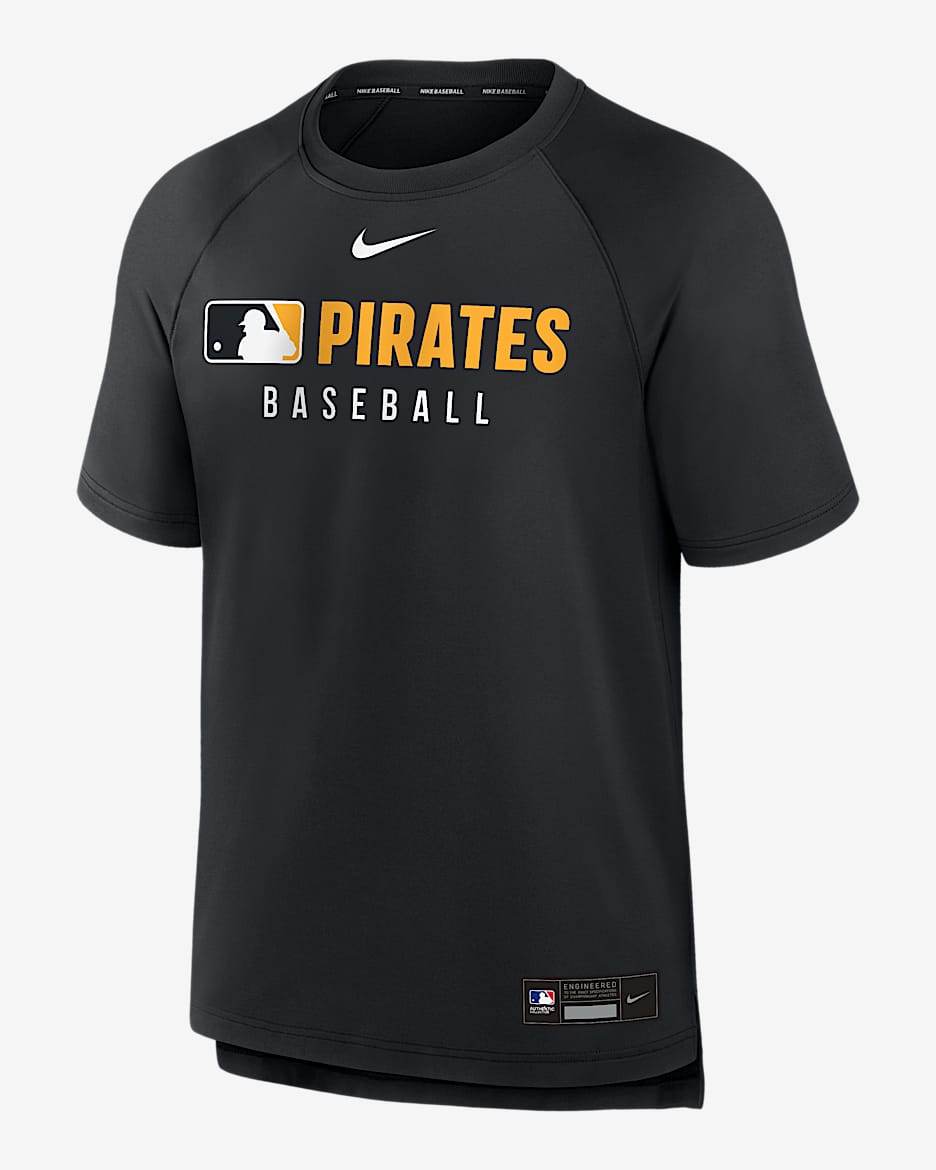 Pittsburgh Pirates Authentic Collection Pregame Men's Nike Dri-FIT MLB T-Shirt - Black