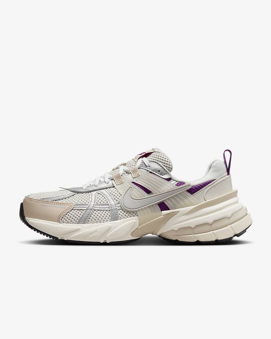 Nike V2K Run Premium Shoes - Light Bone/Sand Drift/Viotech/Metallic Silver