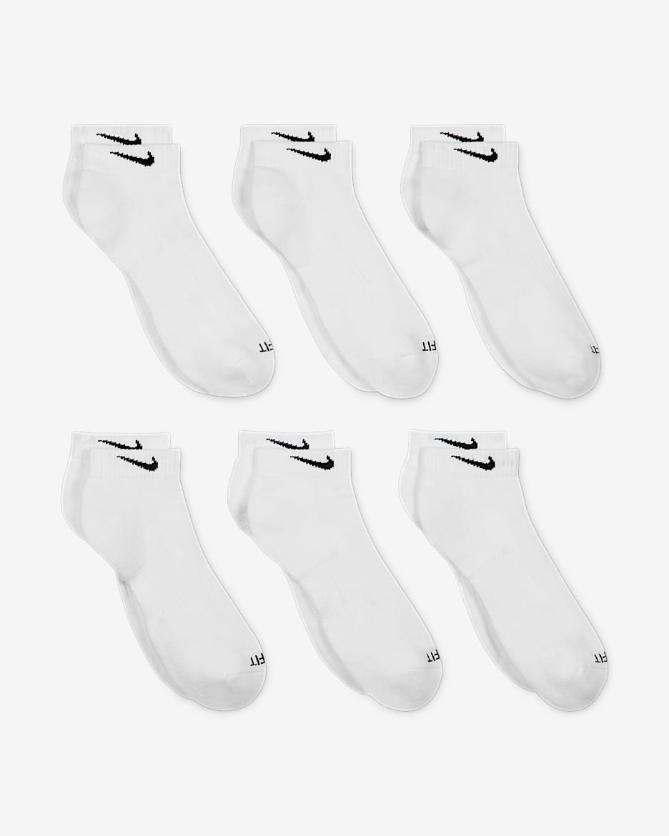 low top white nike socks
