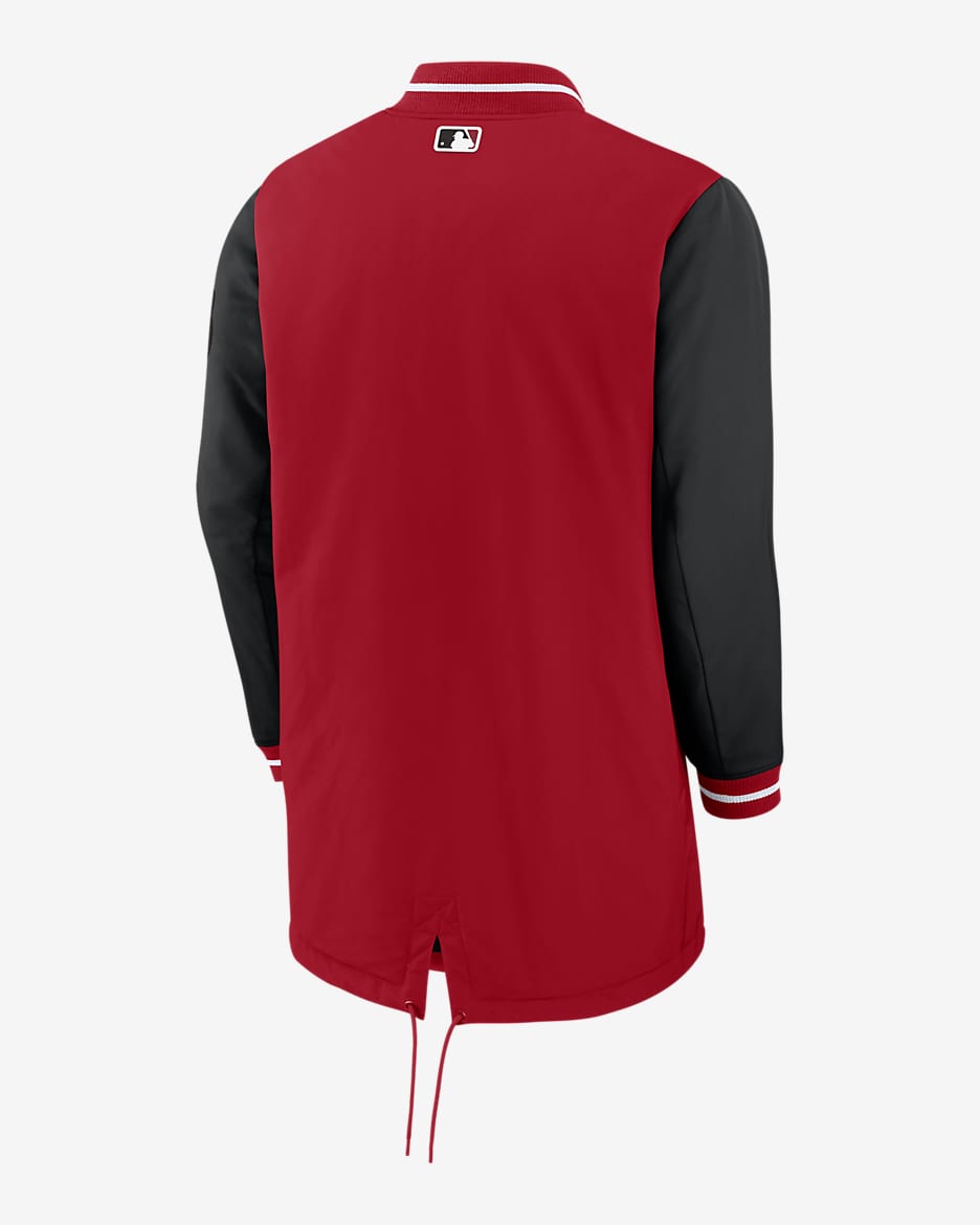 Nike Dugout (MLB Cincinnati Reds) Men's Full-Zip Jacket - Red/Black