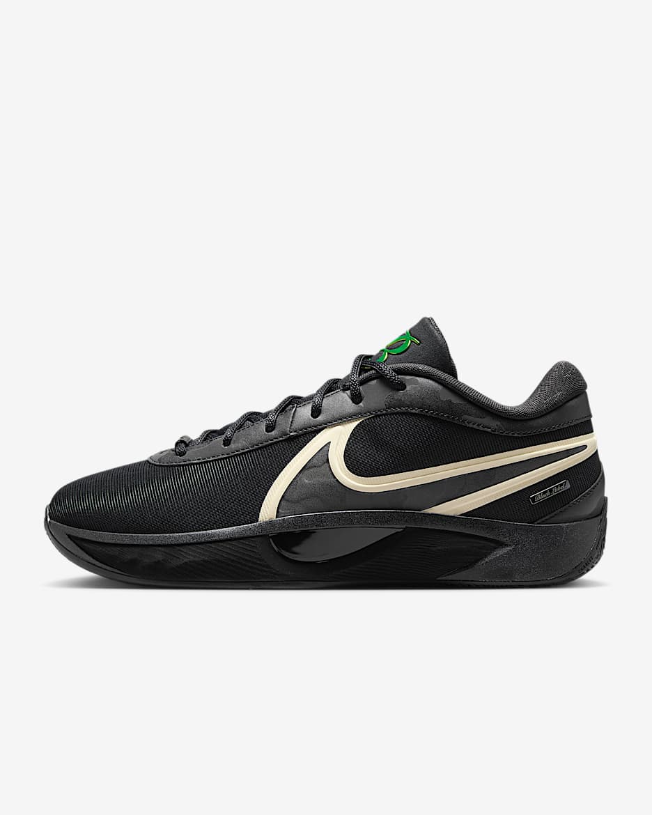 Giannis Freak 6 Black Label EP Basketball Shoes - Black/Coconut Milk/Volt/Black