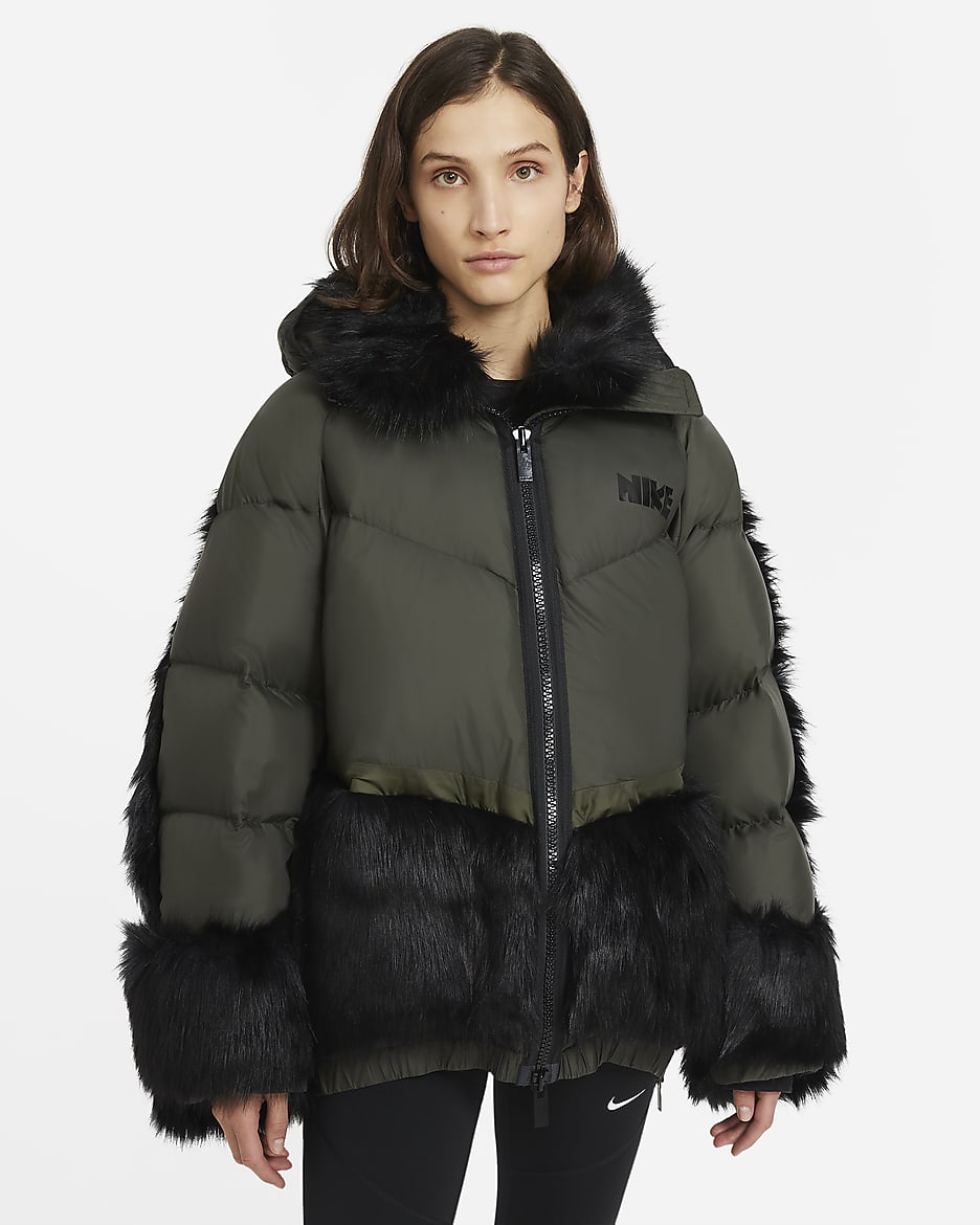 ナイキ x sacai ウィメンズパーカー - セコイア
