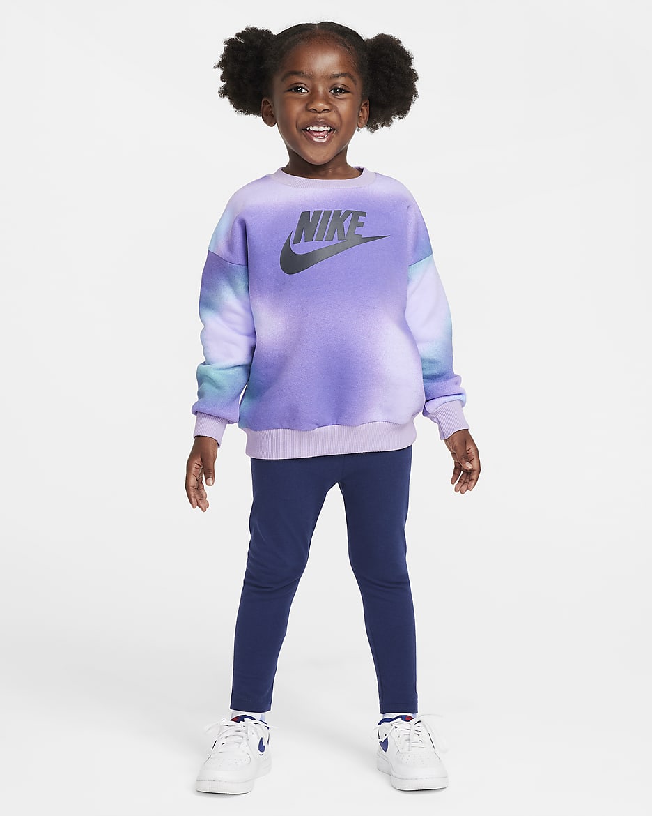 Ensemble haut et legging Nike Solarized pour tout-petit - Midnight Navy