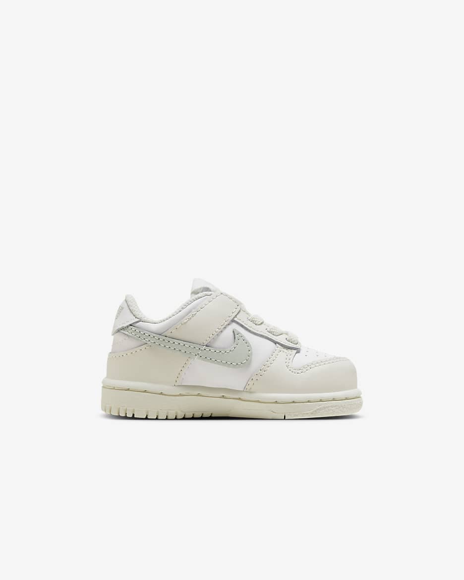 Nike Dunk Low cipő babáknak - Fehér/Phantom/Light Silver