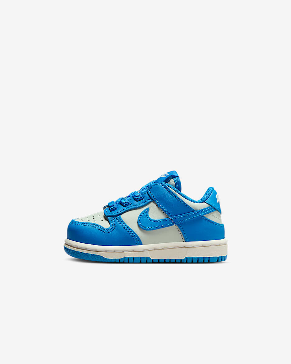 Nike Dunk Low sko til sped-/småbarn - Light Silver/Sail/Light Photo Blue