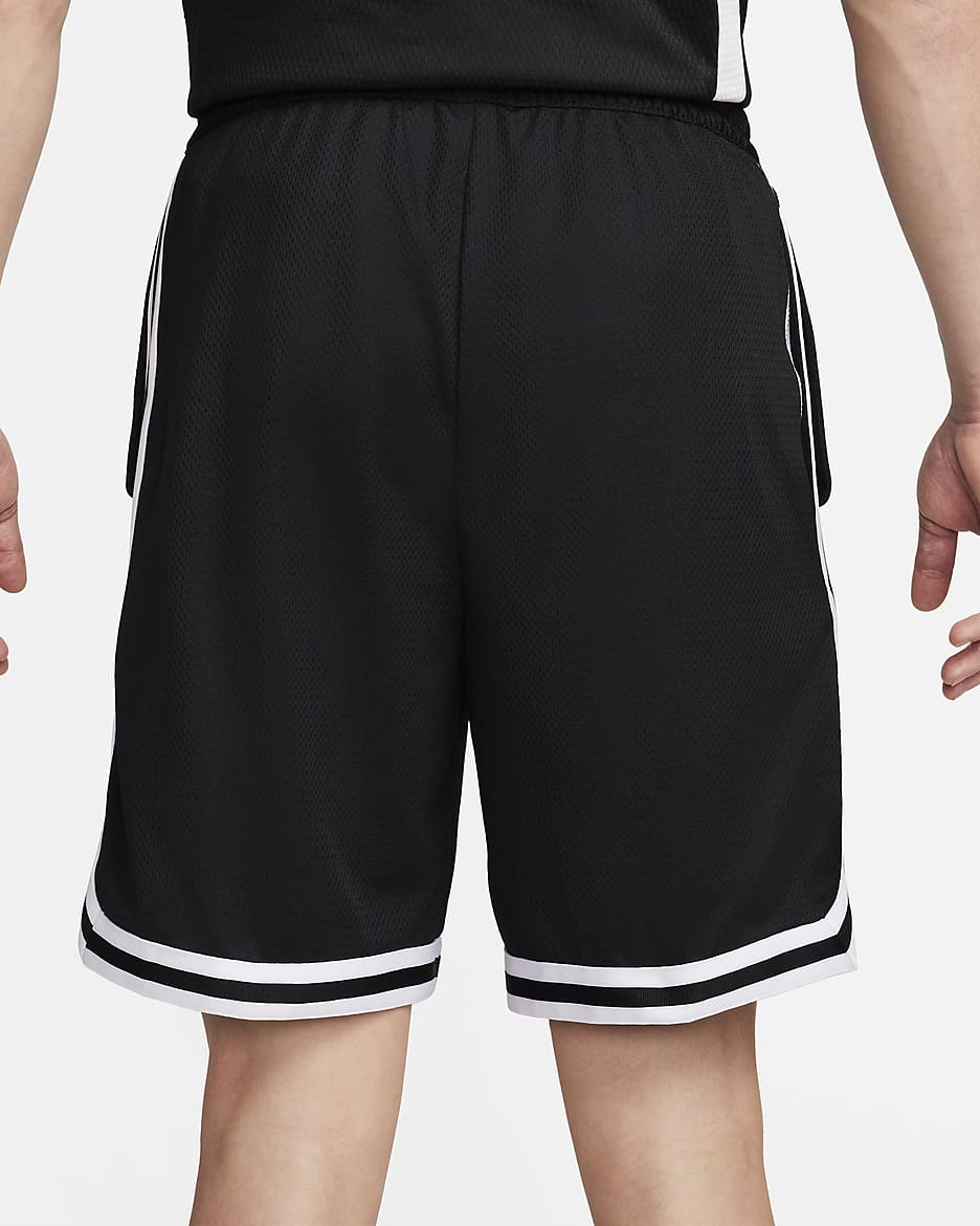 Nike DNA Men's Dri-FIT 20cm (approx.) Basketball Shorts - Black/White/White