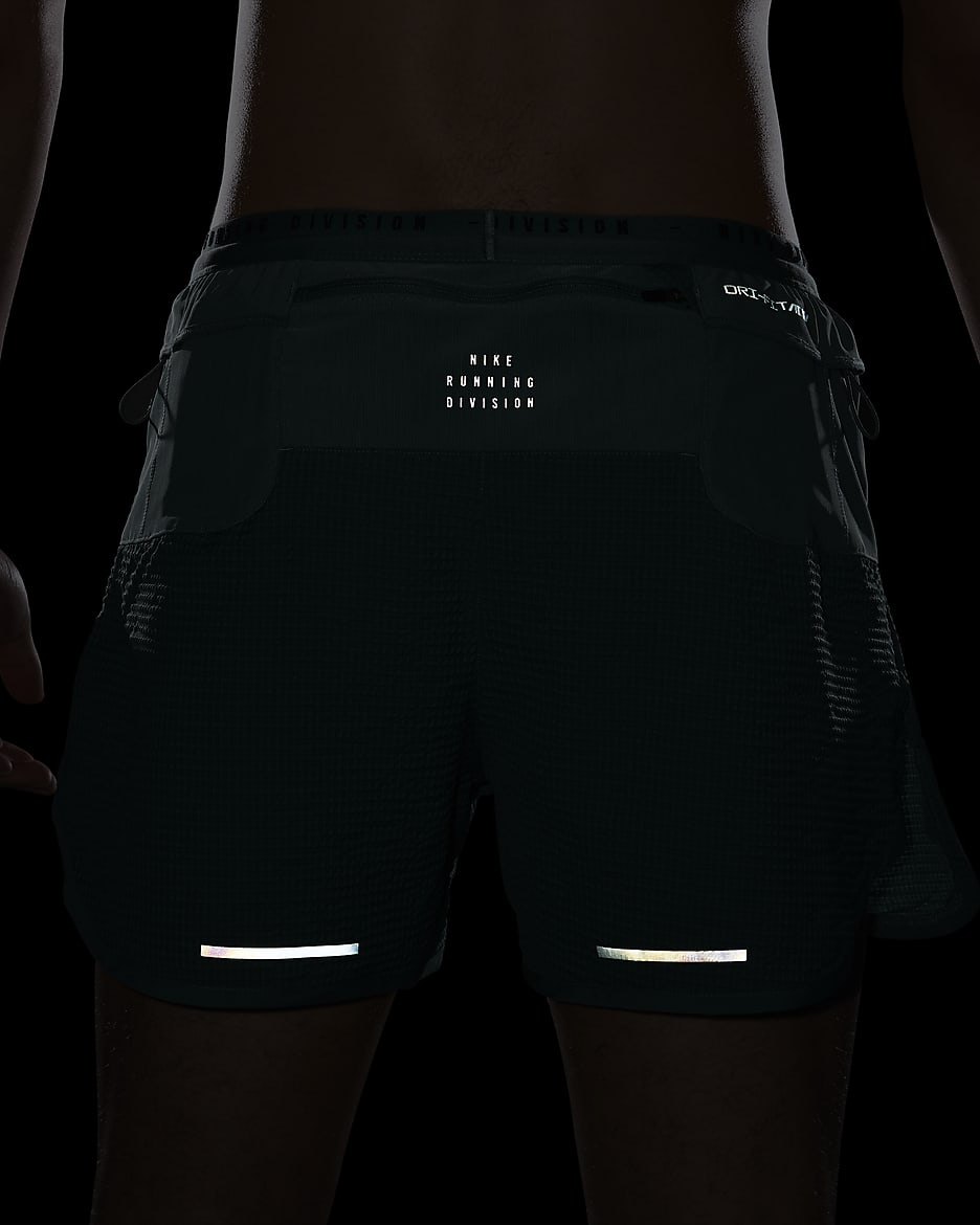 Shorts de correr Dri-FIT ADV de 10 cm con forro de ropa interior para hombre Nike Running Division - De costa a costa