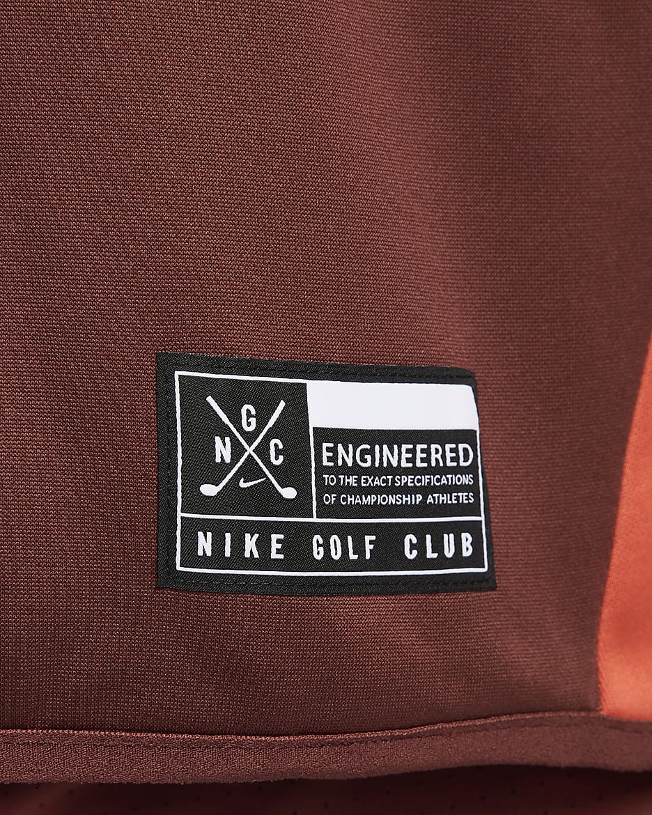 Nike Golf Club-golfhættetrøje til mænd - Dark Pony/Aegean Storm/Vintage Coral/hvid