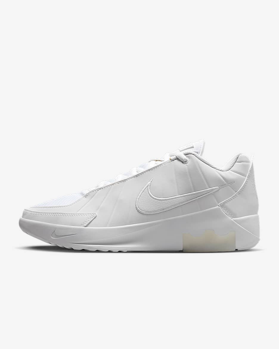 LeBron Witness 9 Basketball Shoes - White/Black/White