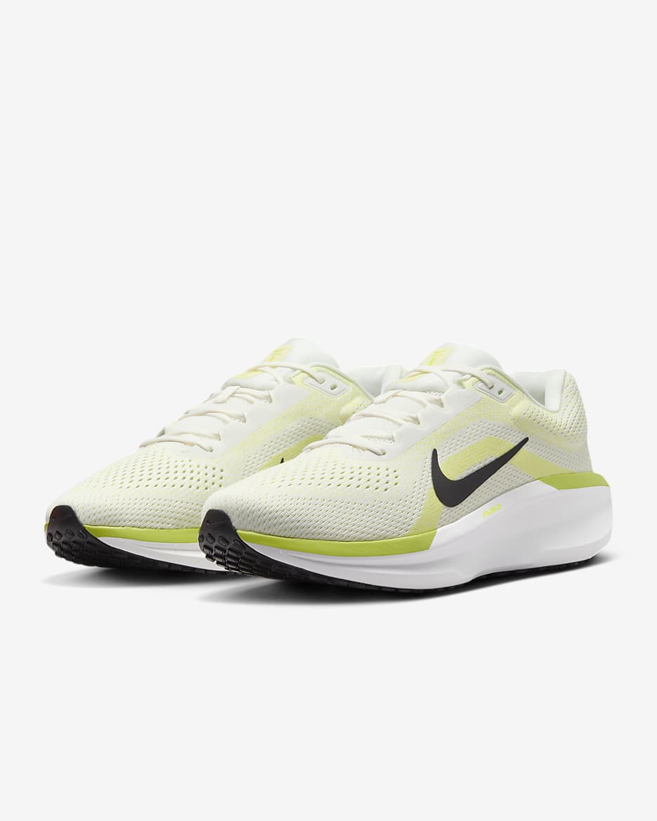 Nike Winflo 11 Men's Road Running Shoes - Sail/Cyber/Life Lime/Black