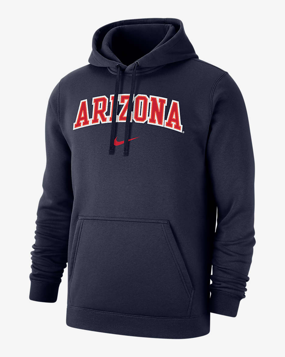 Arizona Club Fleece Men's Nike College Arch 365 Hoodie - Navy