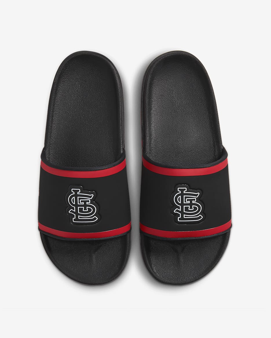 Nike Offcourt (MLB St. Louis Cardinals) Slide - Black/Sport Red/White