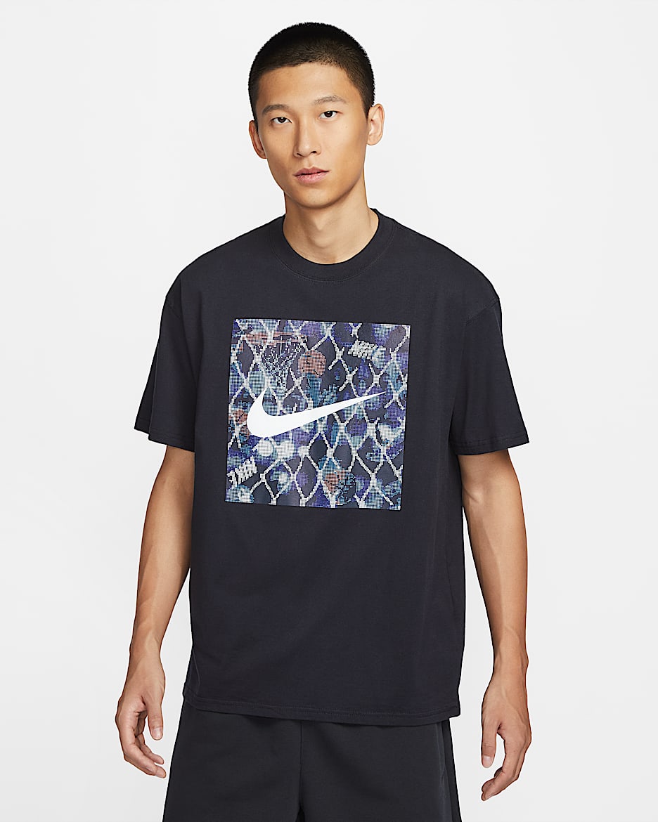 Nike Men's Max90 Basketball T-Shirt - Black