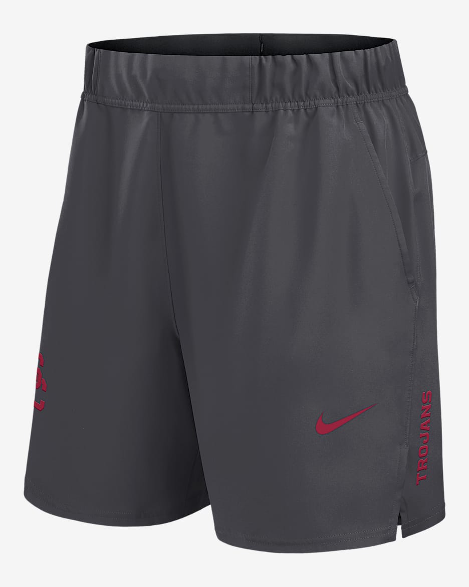 USC Primetime Victory Primary Logo Men’s Nike Dri-FIT College Shorts - Grey