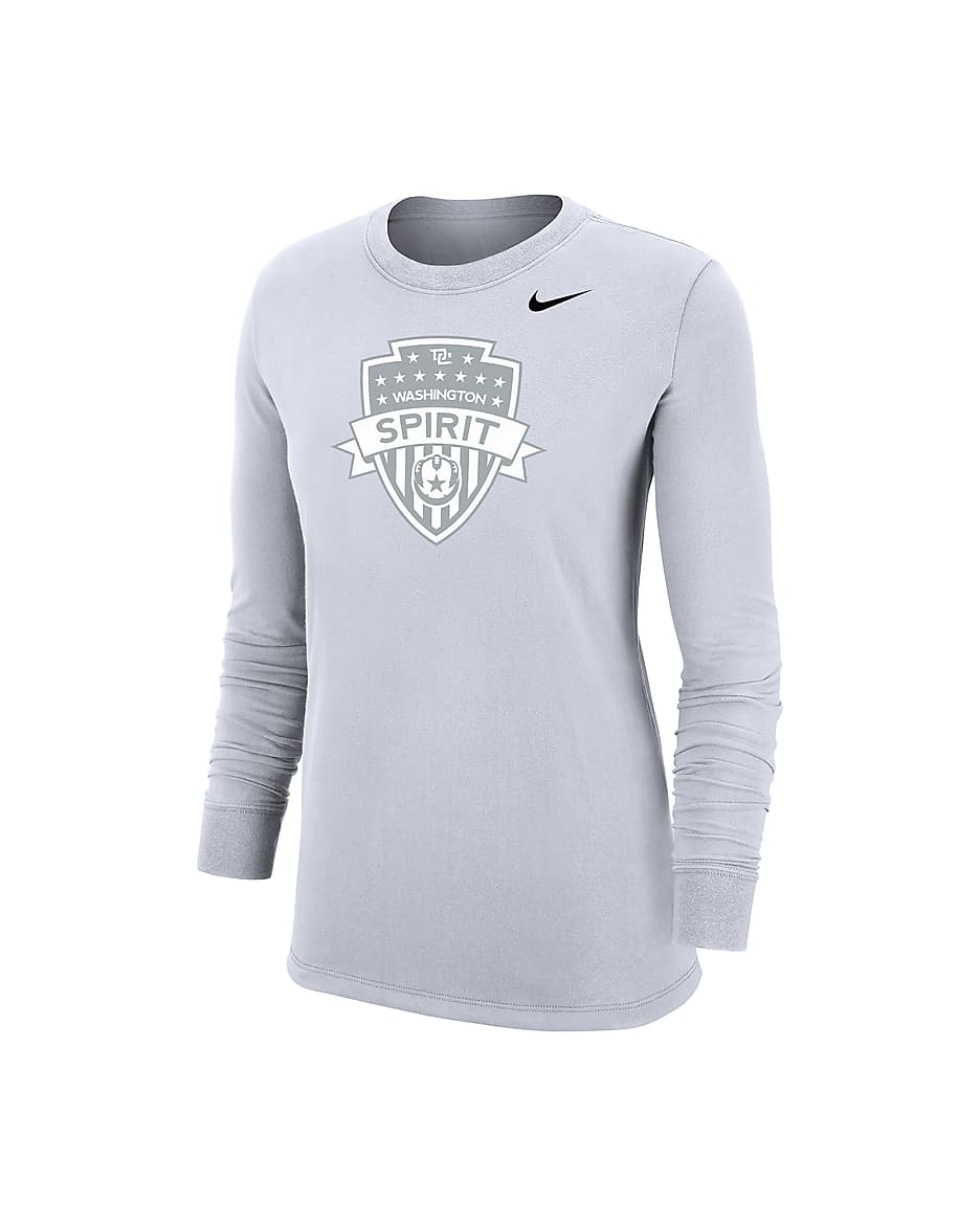 Washington Spirit Women's Nike Soccer Long-Sleeve T-Shirt - White