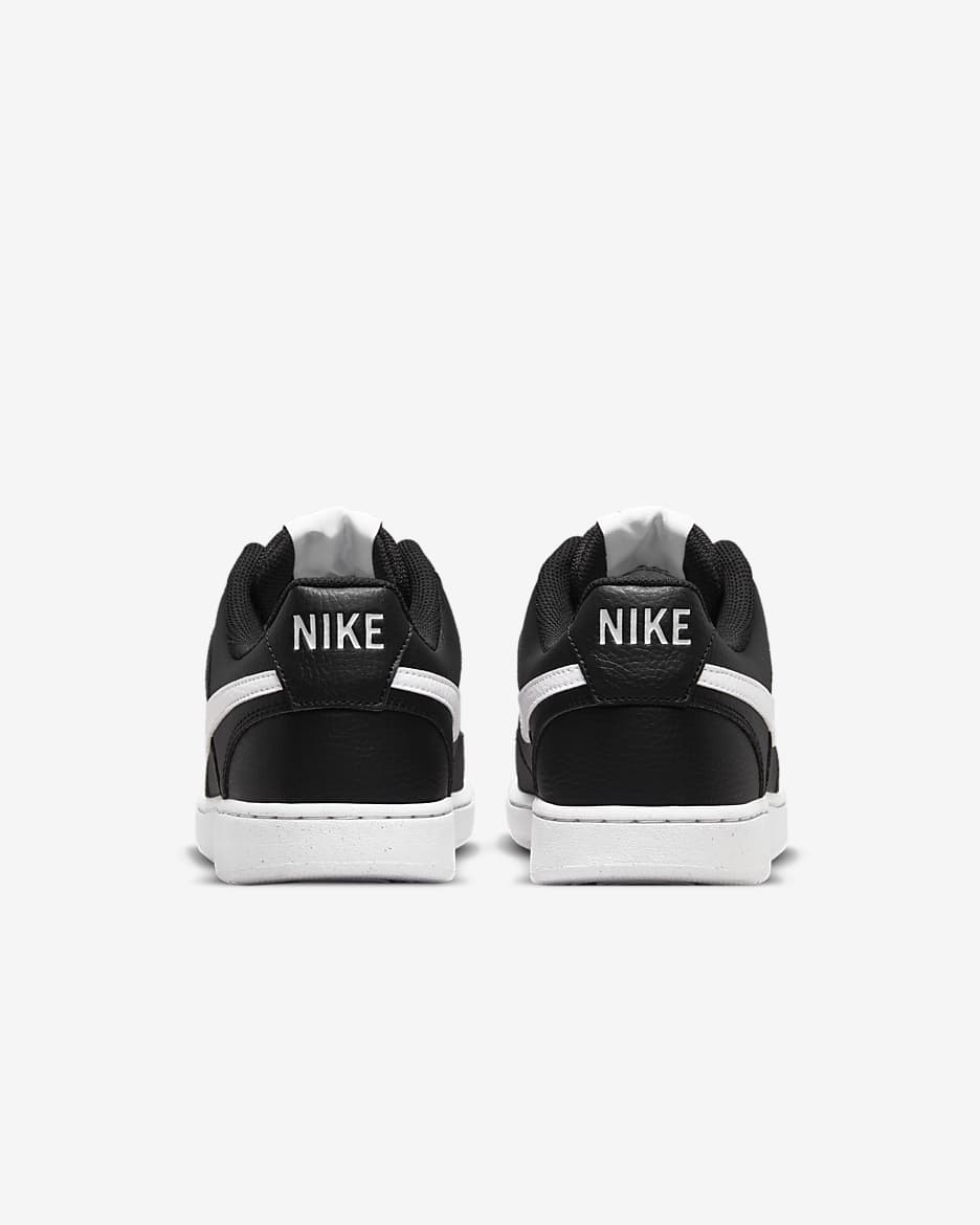 Nike Court Vision Low Next Nature Men's Shoes - Black/Black/White