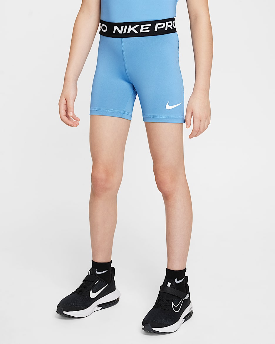 Nike Dri-FIT Pro Little Kids' Shorts - Blue Beyond