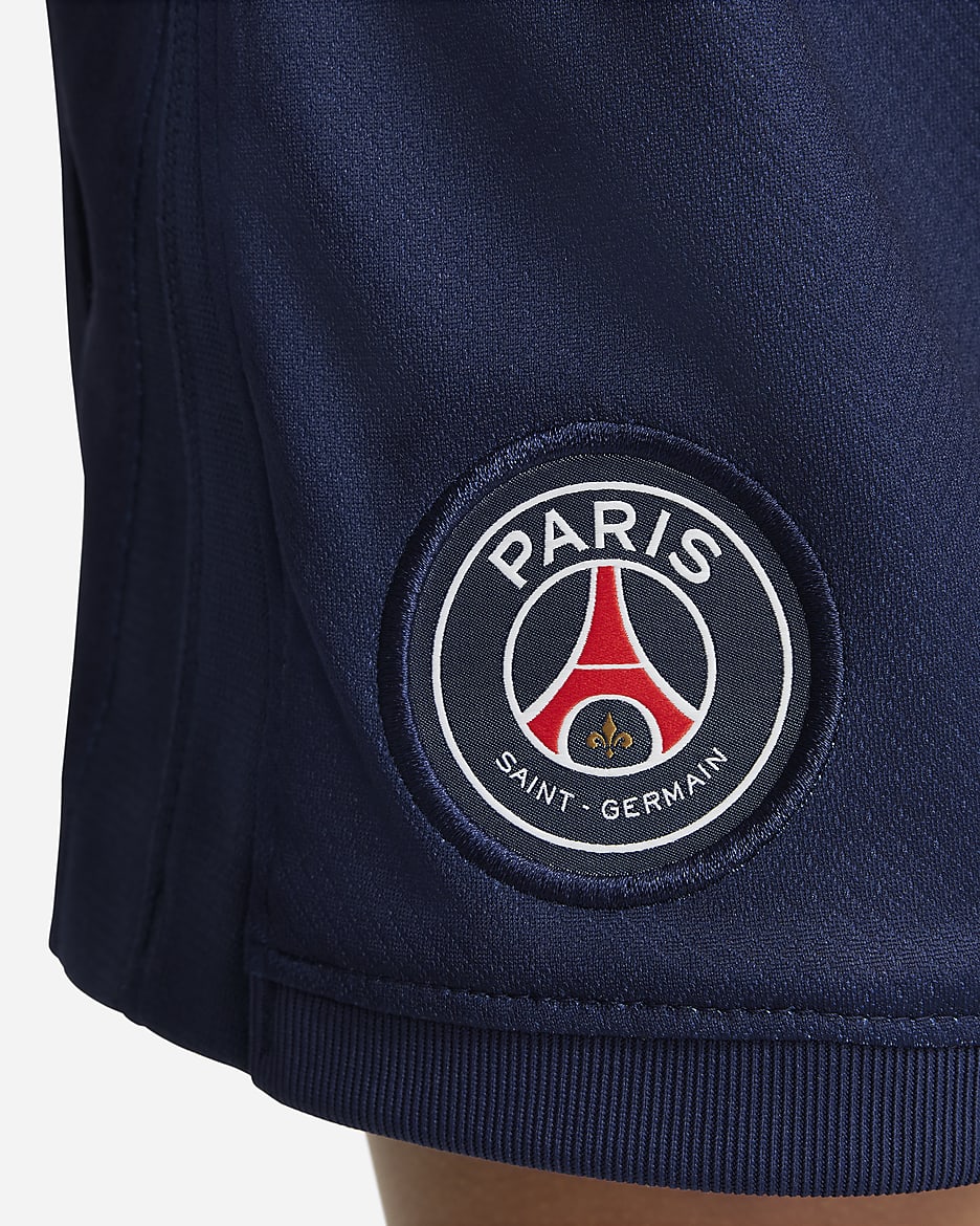 Ensemble 3 pièces replica Nike Football Paris Saint-Germain 2024/25 Stadium Domicile pour enfant - Midnight Navy/Midnight Navy/Blanc