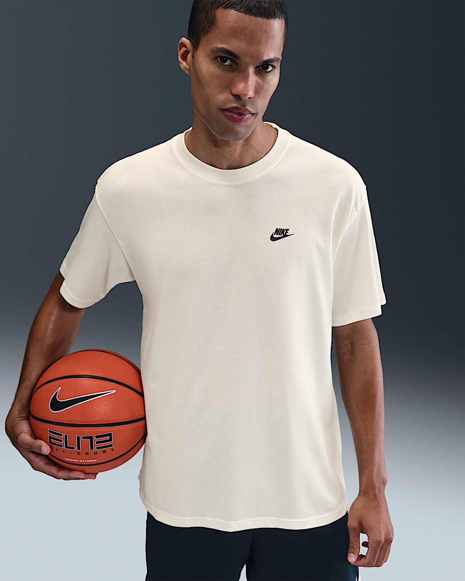 Nike Max90-basketball-T-shirt til mænd - Sail