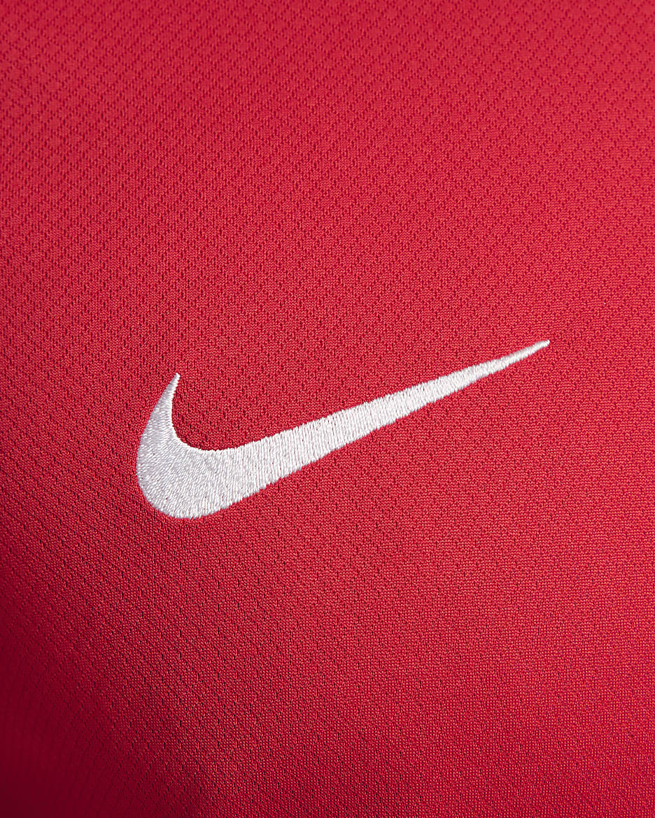 Türkei 2024/25 Stadium Away Nike Replica Fußballtrikot mit Dri-FIT-Technologie für Herren - Sport Red/Sport Red/Weiß