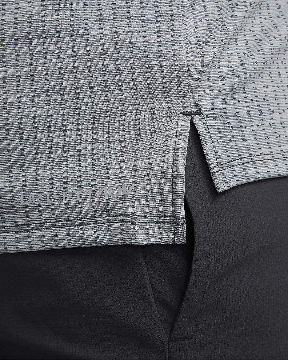 Nike Dri-FIT ADV TechKnit Ultra férfi futótrikó - Fekete/Smoke Grey