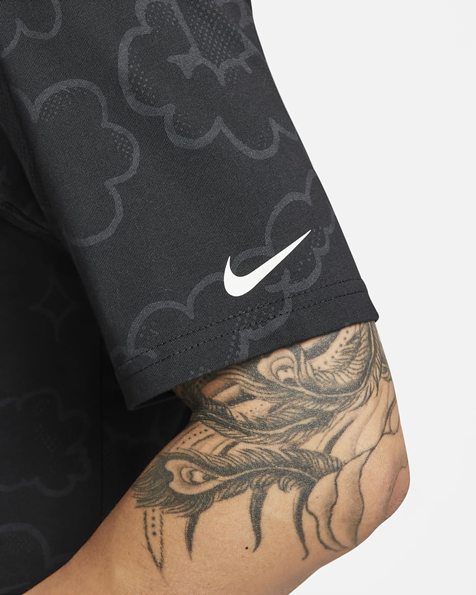 Nike Max90 Men's All-over Print Basketball T-Shirt - Black