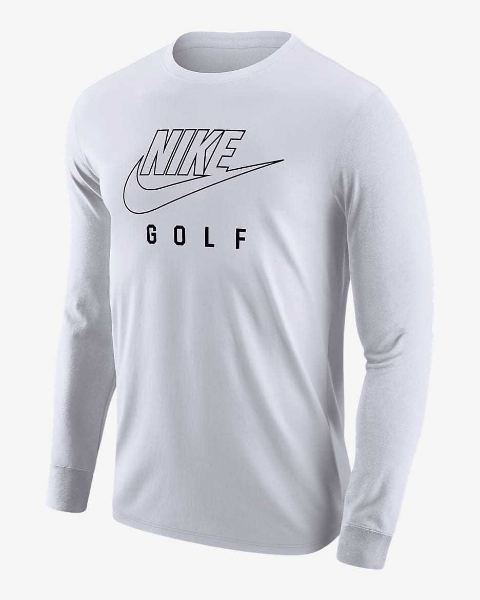 Nike Swoosh Men's Golf Long-Sleeve T-Shirt - White