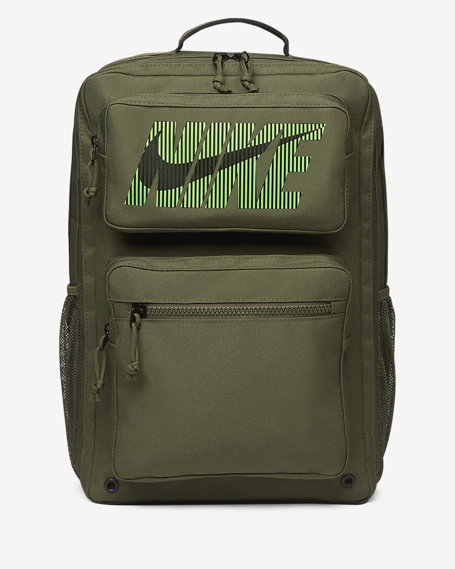 Nike Utility Speed Graphic Training Backpack (27L) - Cargo Khaki/Cargo Khaki/Green Strike