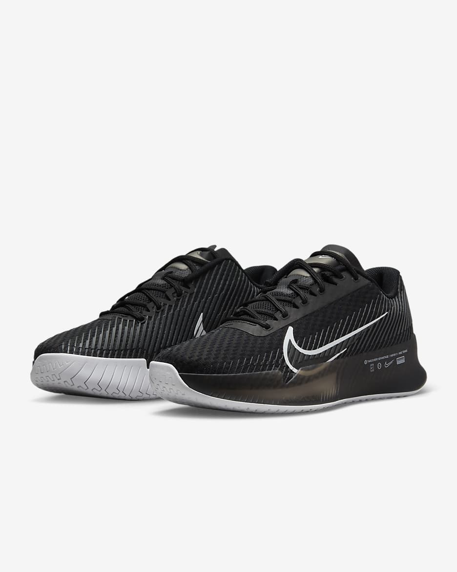 Scarpa da tennis per campi in cemento NikeCourt Air Zoom Vapor 11 – Donna - Nero/Antracite/Bianco