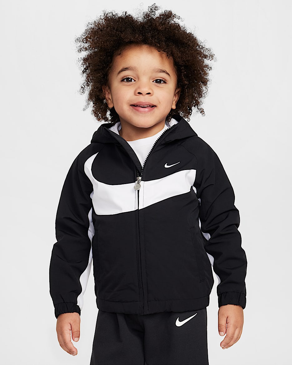 Nike Toddler Big Swoosh Jacket - Black