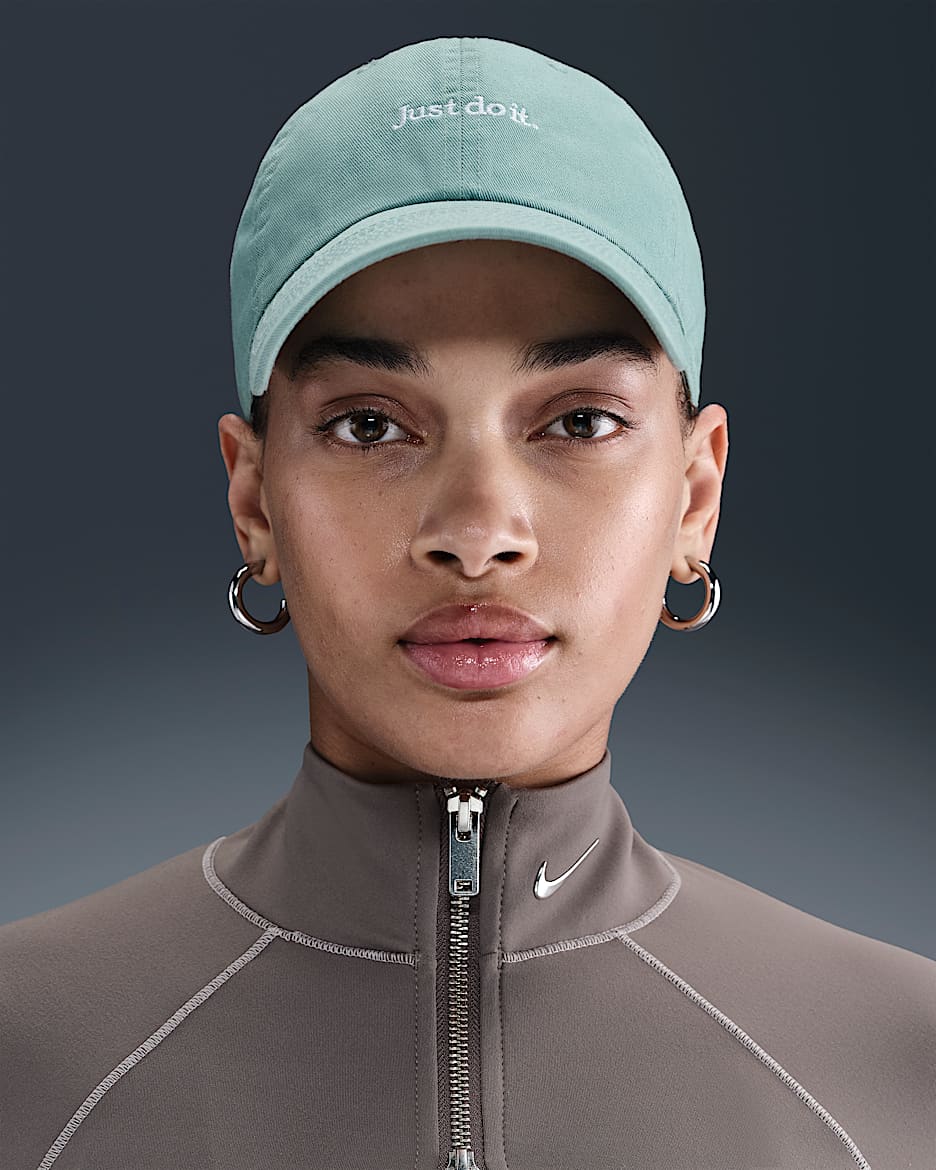 Nike Club Unstructured JDI Cap - Cannon/White