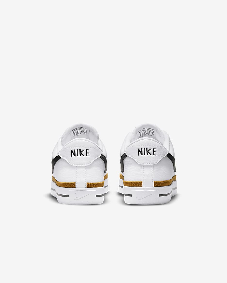 Calzado para hombre Nike Court Legacy - Blanco/Ocre desierto/Negro