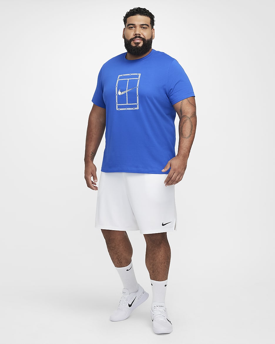 T-shirt de tennis NikeCourt Dri-FIT pour homme - Game Royal