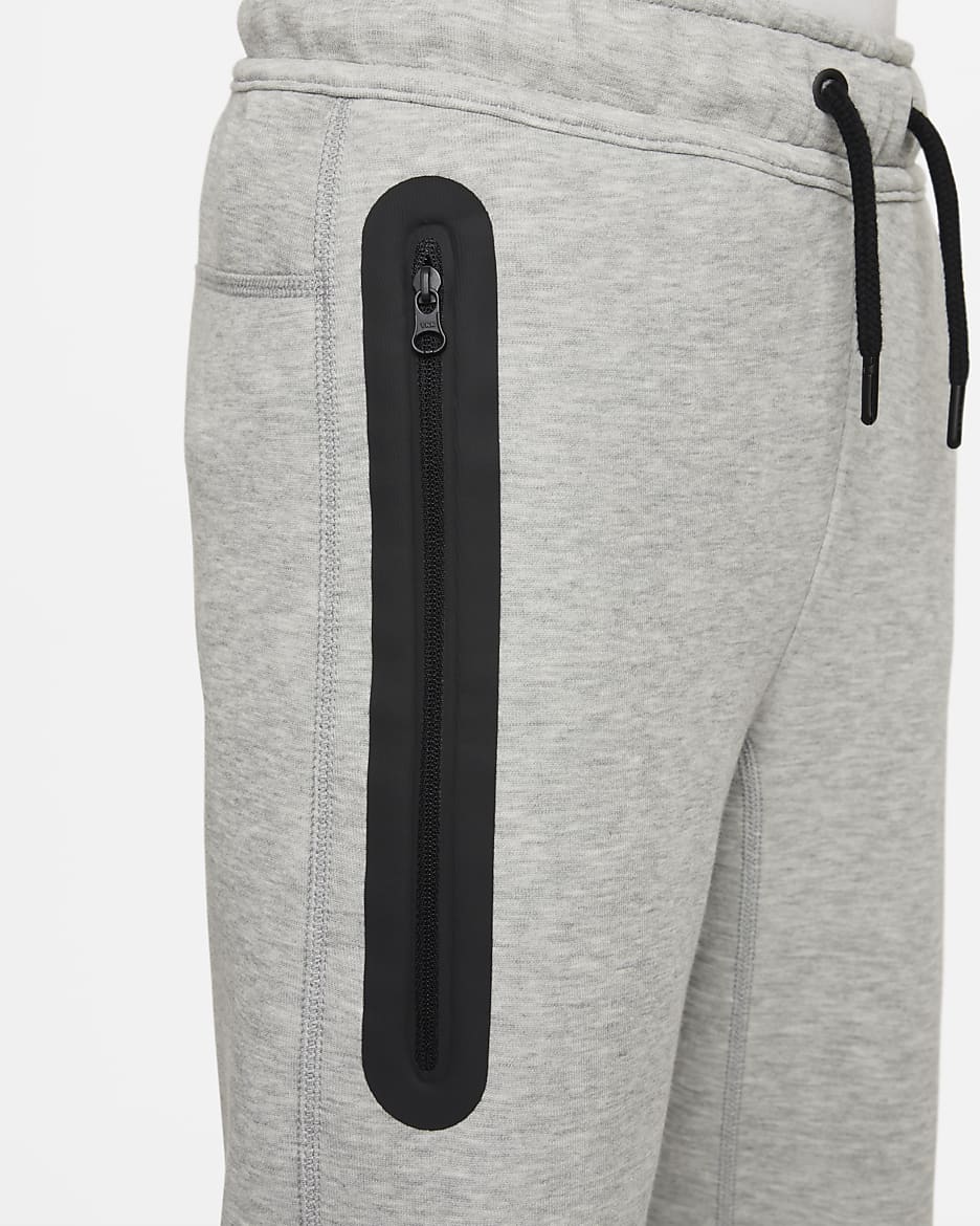 Pantalon Nike Sportswear Tech Fleece pour Garçon plus âgé - Dark Grey Heather/Noir/Noir