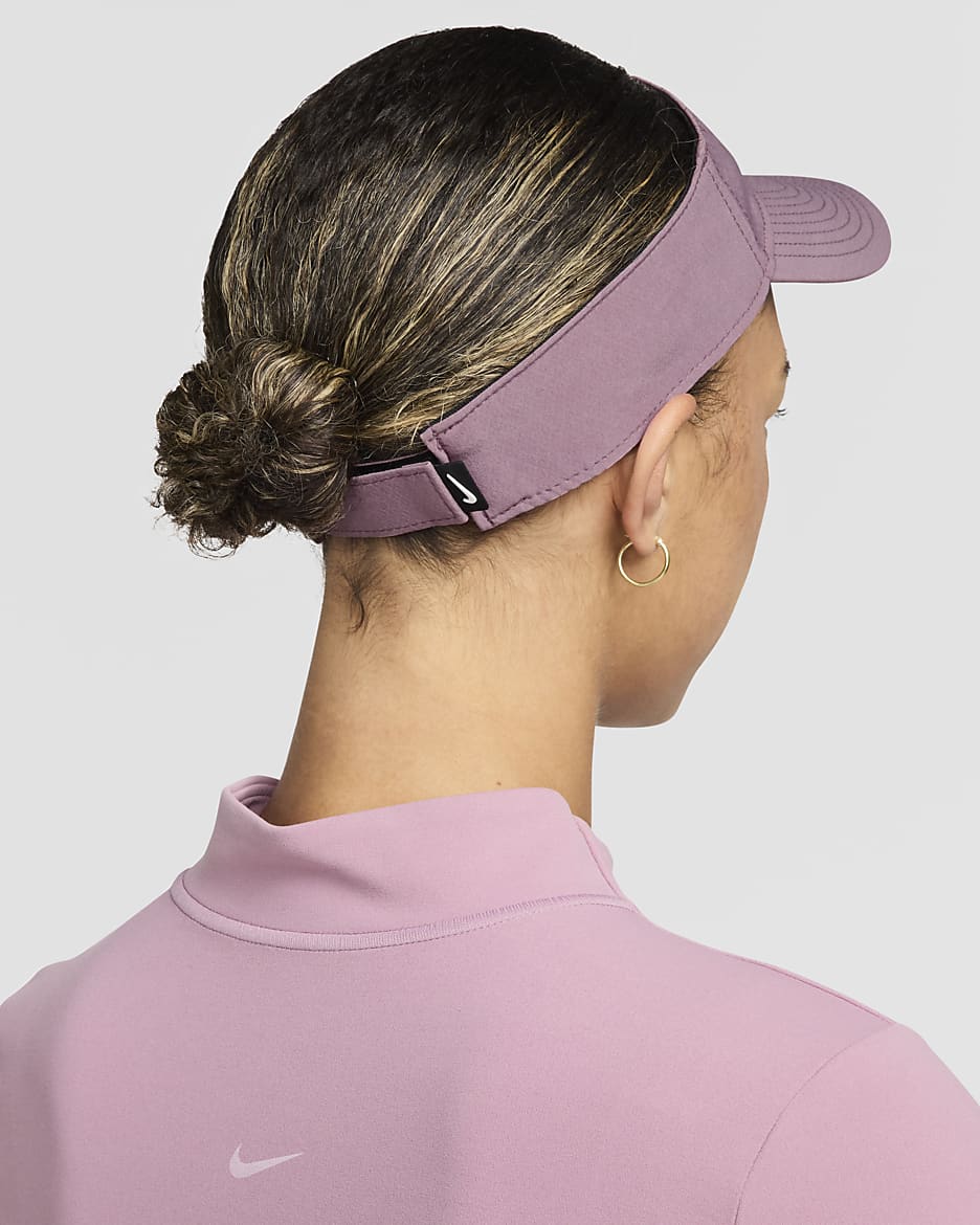 Nike Ace Dri-FIT Visor - Plum Dust/Anthracite/White