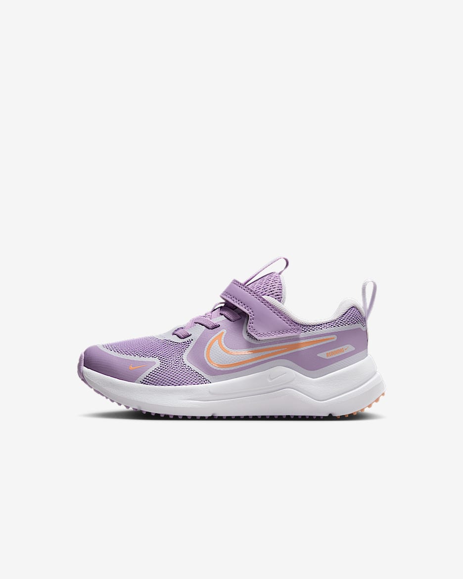 Nike Cosmic Runner Younger Kids' Shoes - Violet Star/Barely Grape/White/Apricot Agate