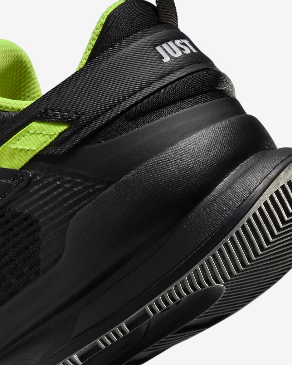 Nike Crosscourt Schuh für jüngere und ältere Kinder - Schwarz/Weiß/Volt