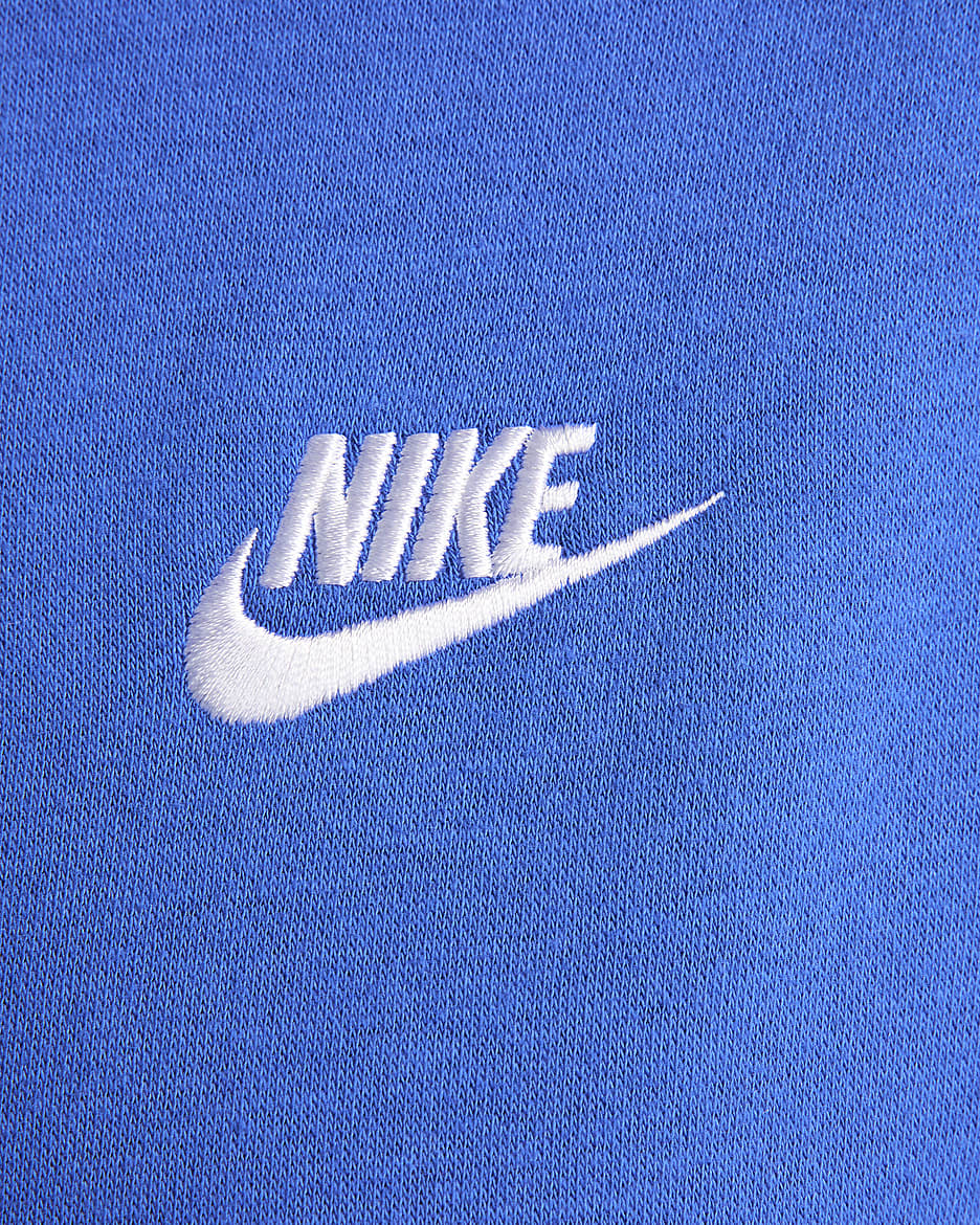 Sweat à capuche Nike Sportswear Club Fleece - Game Royal/Game Royal/Blanc