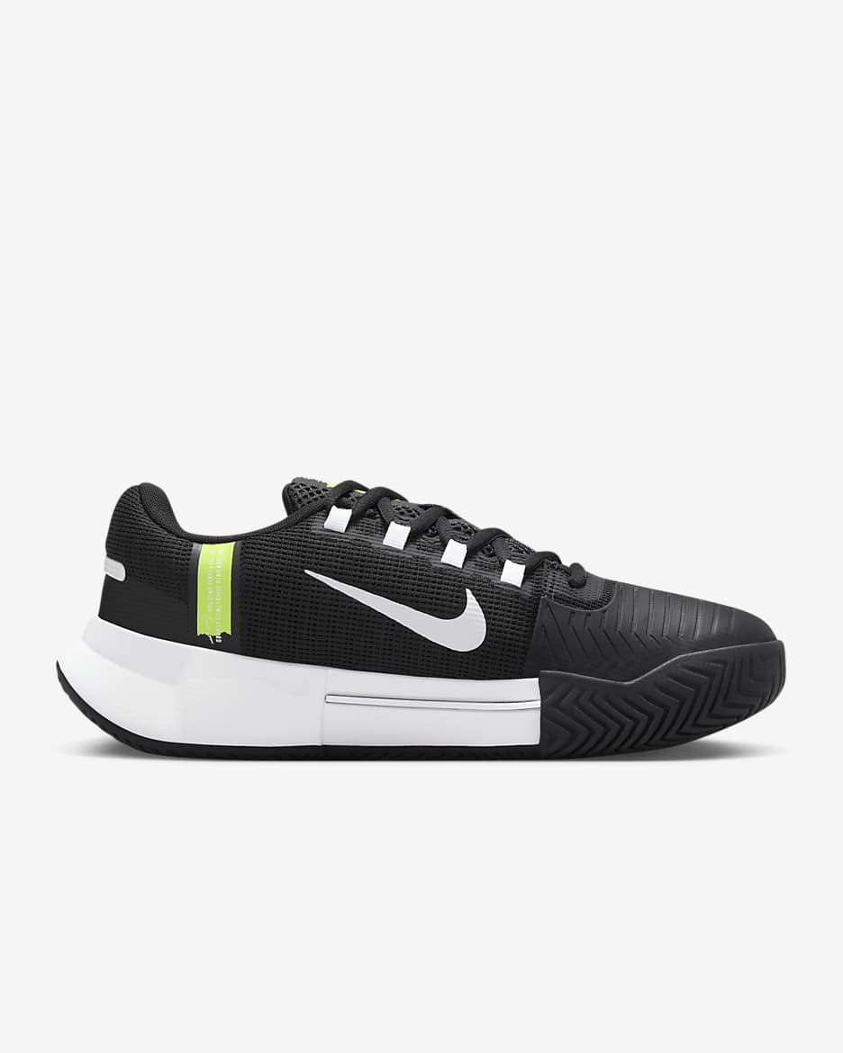 Nike Zoom GP Challenge 1 Women's Hard Court Tennis Shoes - Black/Black/White