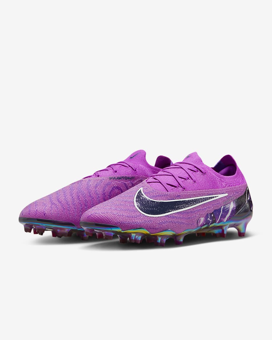 Nike Phantom GX Elite SE FG Low-Top Football Boot - Fuchsia Dream/Barely Grape