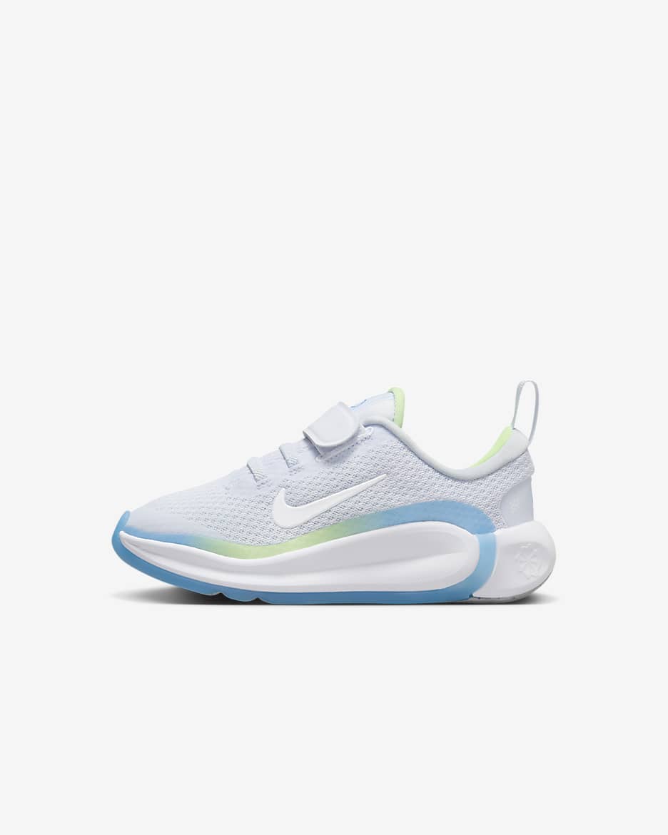 Nike Infinity Flow Younger Kids' Shoes - Football Grey/Barely Volt/Photo Blue/White