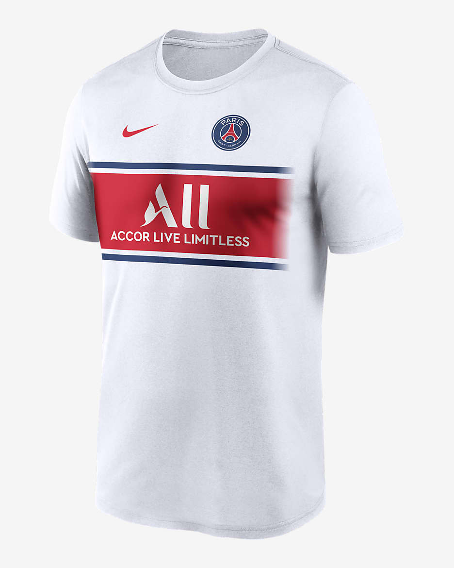 Playera de fútbol Dri-FIT para hombre Paris Saint-Germain (Sergio Ramos) - Blanco