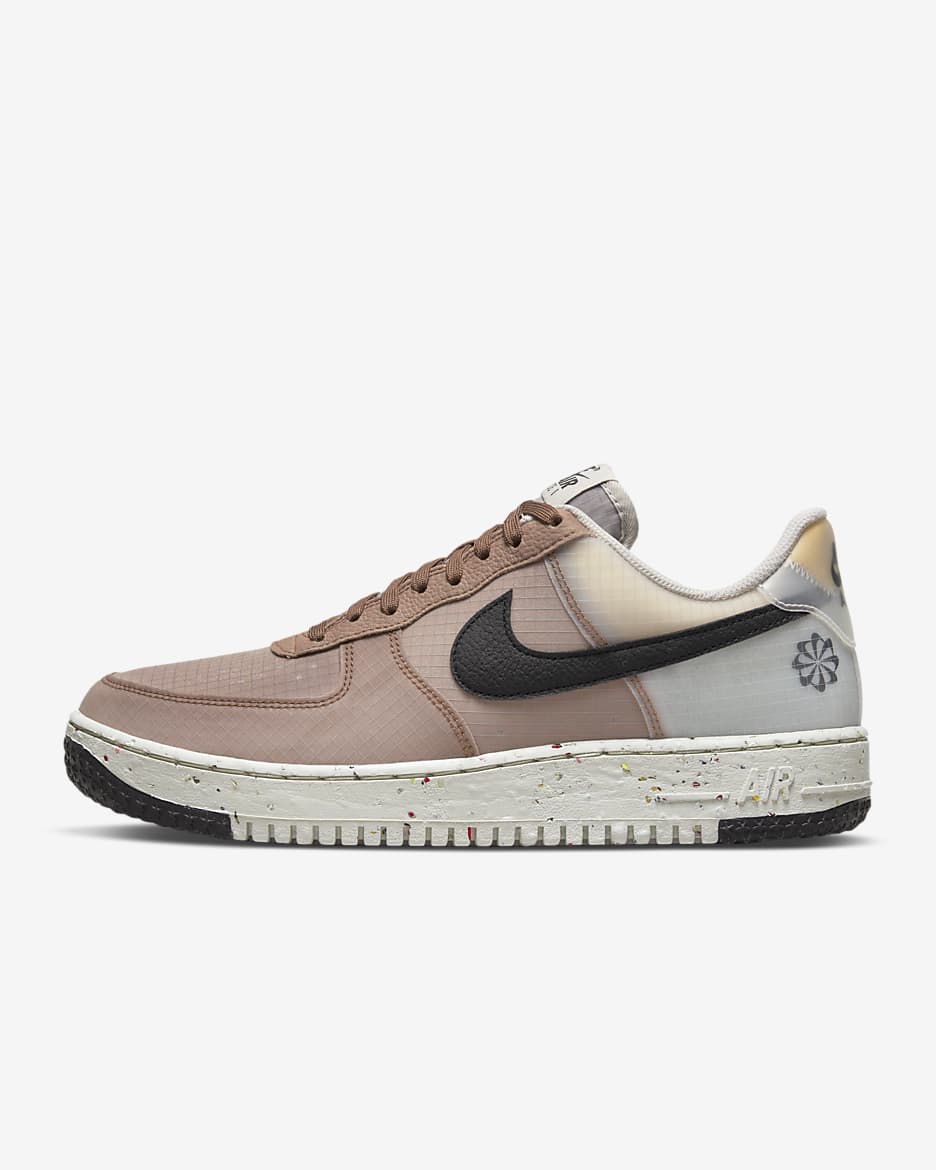 Calzado para hombre Nike Air Force 1 Crater - Archaeo Brown/Hueso claro/Volt/Negro