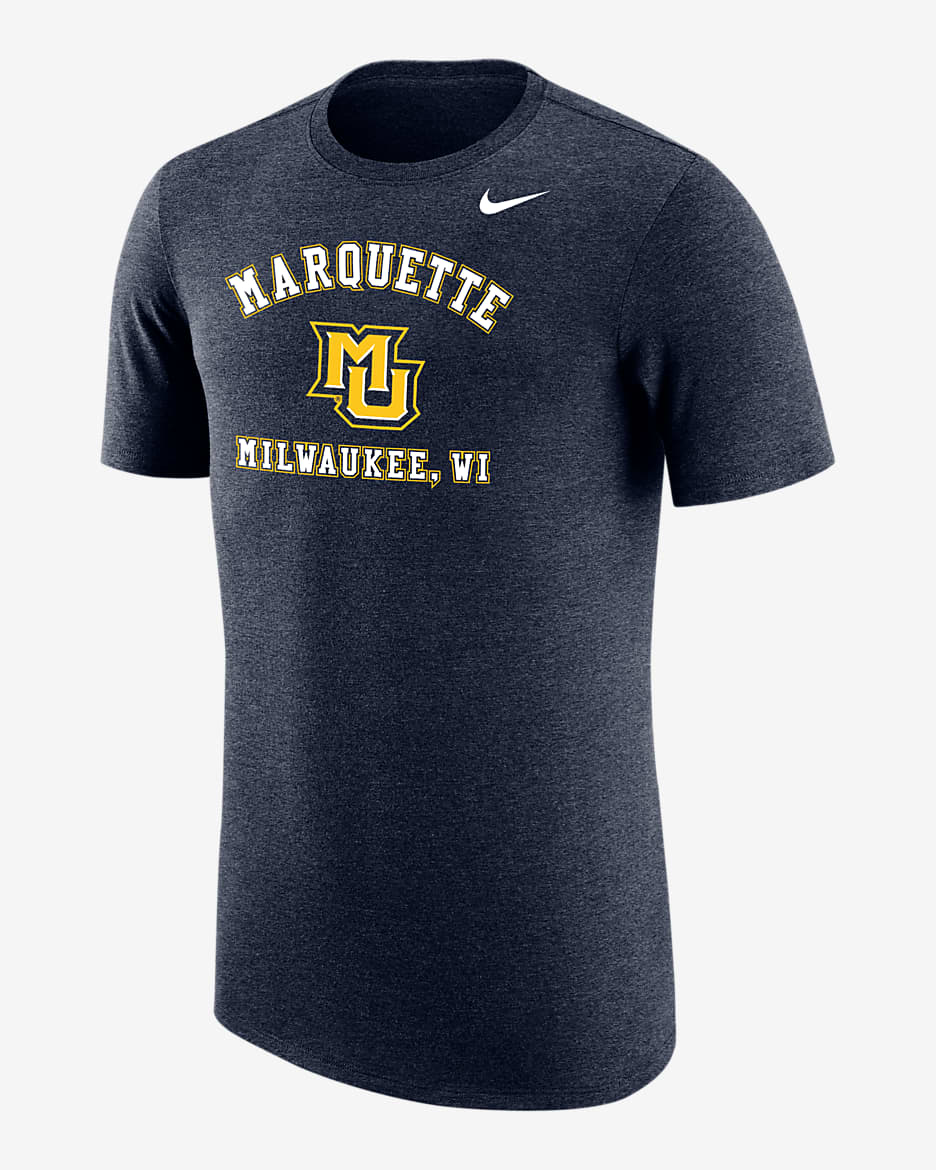 Marquette Men's Nike College T-Shirt - Navy