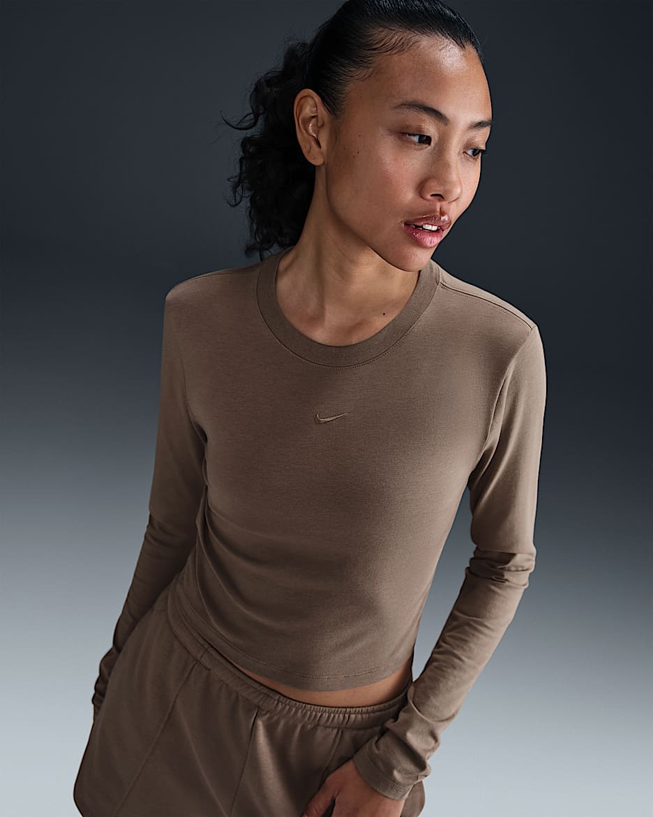 Nike Sportswear Chill Knit Women's Slim Long-Sleeve Cropped Top